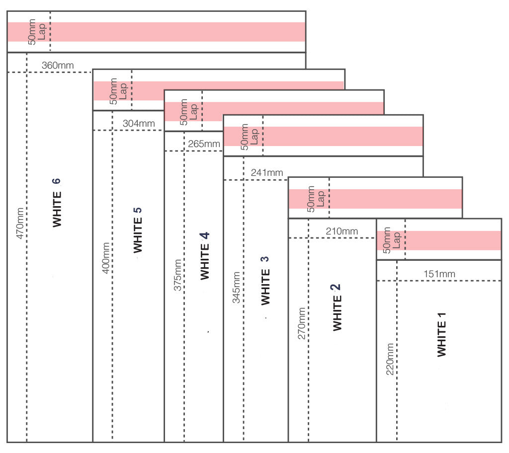 Padded Mailer (White - end opening) Price per carton - BagMasters Australia