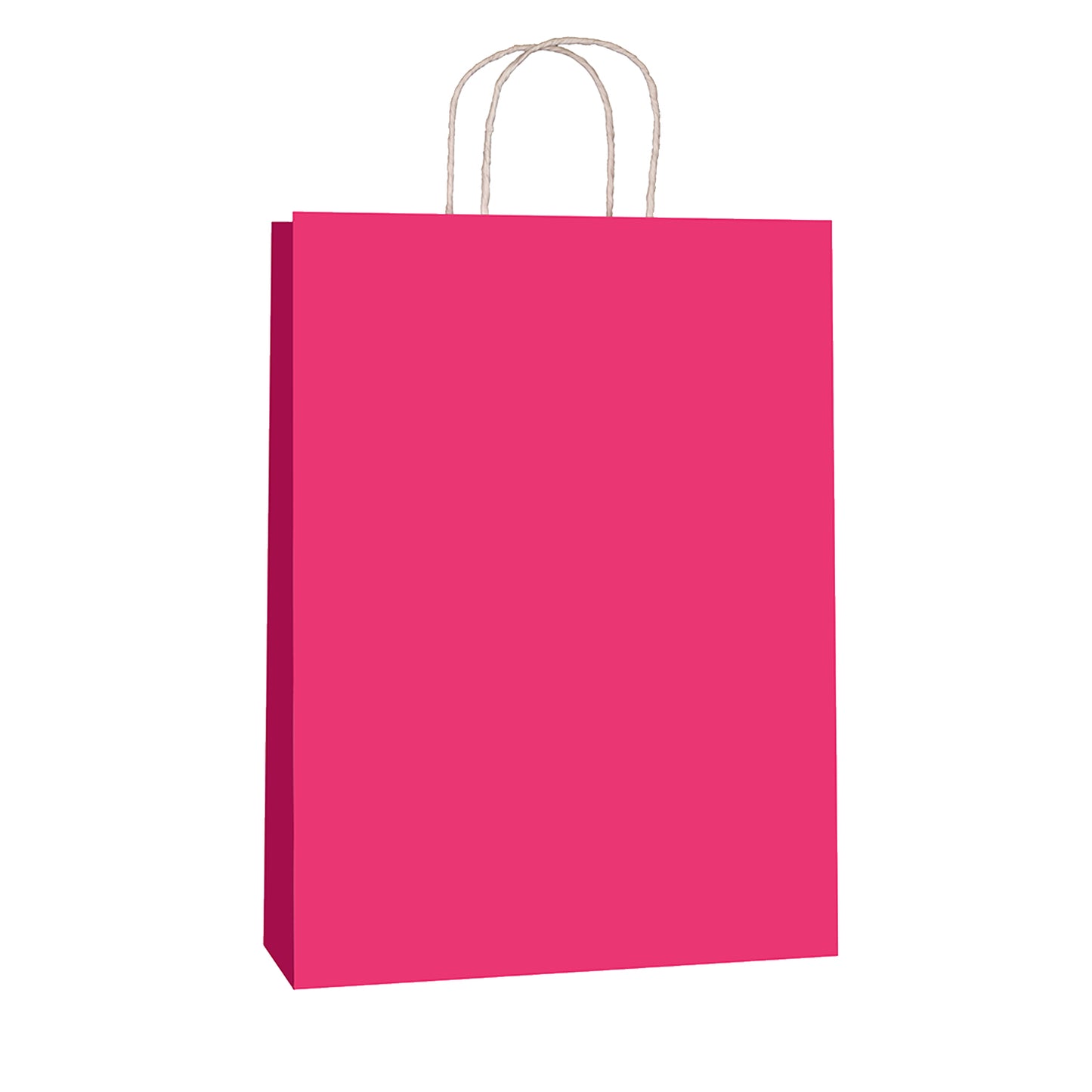 Pink Kraft w/twist handle (price per 250) - BagMasters Australia
