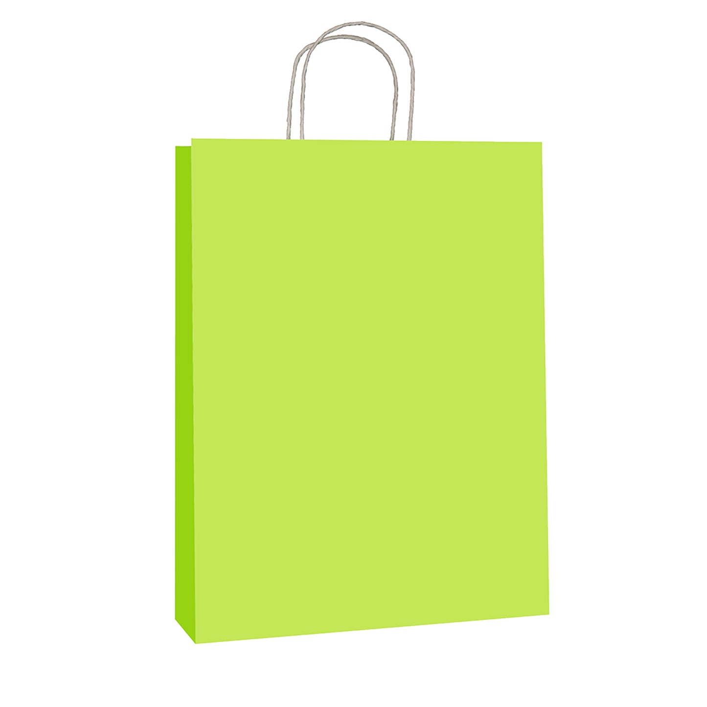 Green Kraft w/twist handle (price per 250) - BagMasters Australia