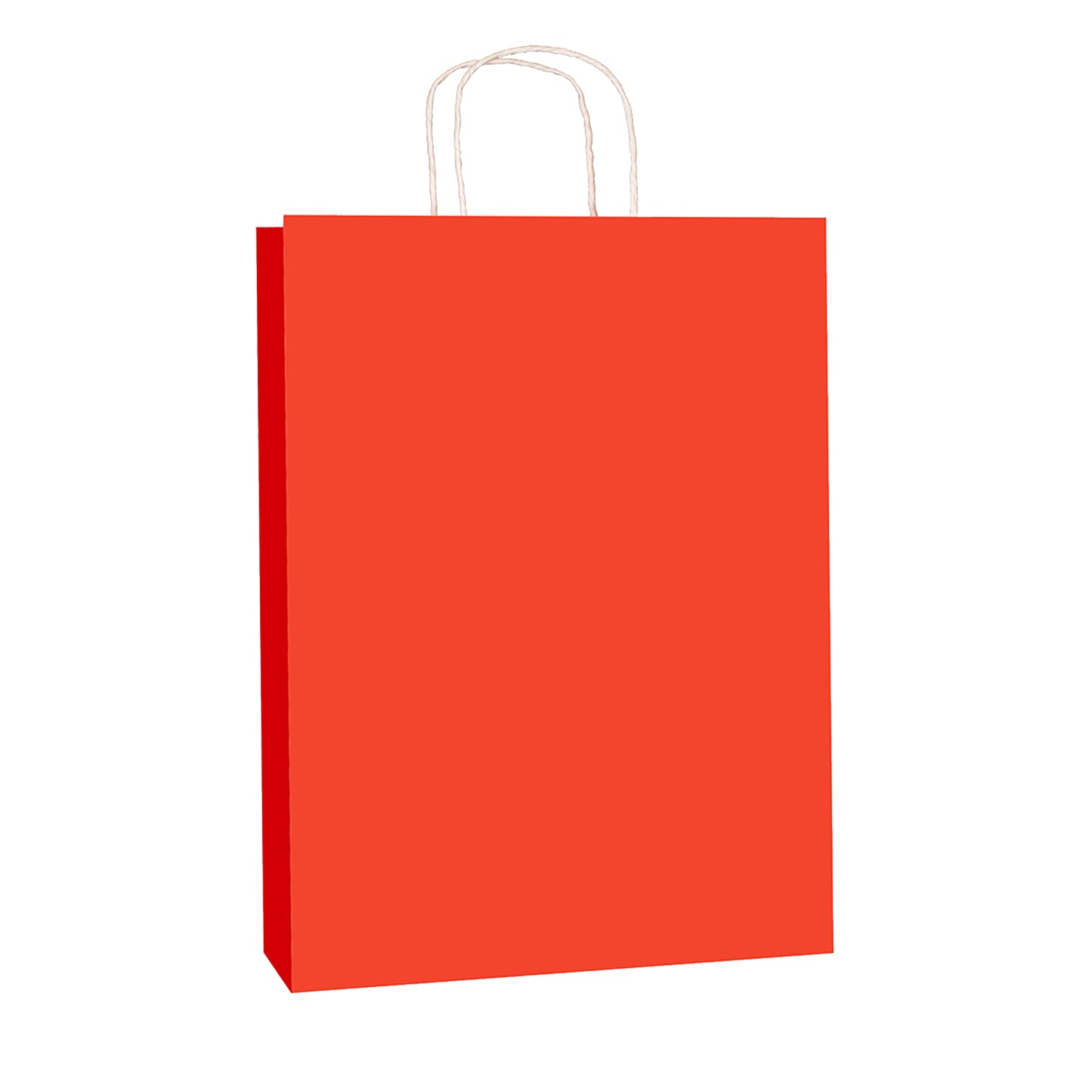 Red Kraft w/twist handle (price per 250) - BagMasters Australia