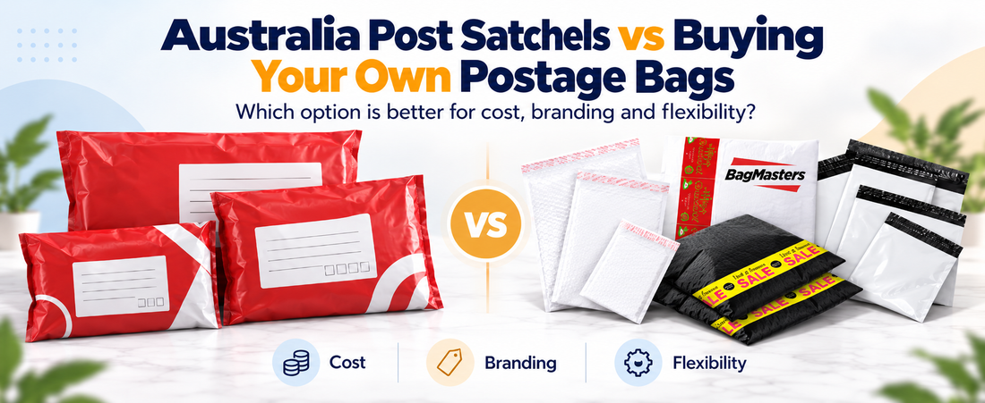 Australia Post Satchels vs Buying Your Own Postage Bags