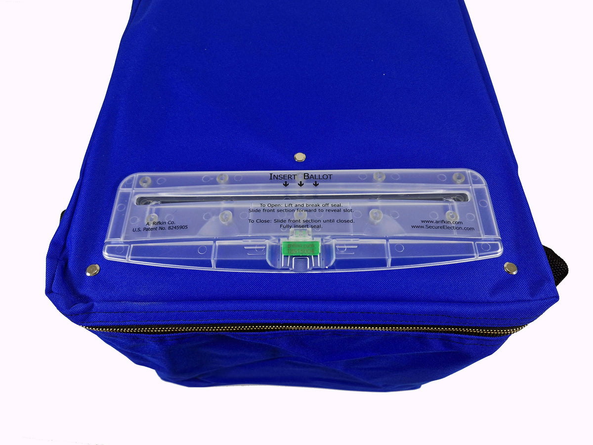 Dual-Lock, Collapsible Ballot Bag with Keyless Security Slot - BagMasters Australia