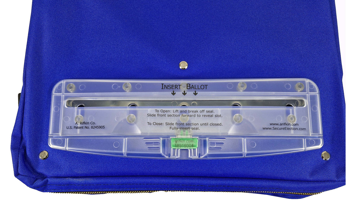 Dual-Lock, Collapsible Ballot Bag with Keyless Security Slot - BagMasters Australia
