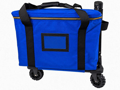 Dual-Lock, 4 Wheeled Collapsible Ballot Bag with Keyless Security Slot