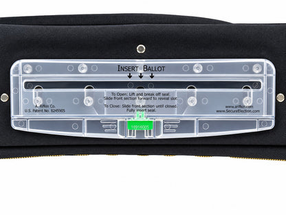 Dual-Lock, Stand-Up Ballot Bag with Keyless Security Slot