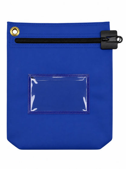 Bagmasters Medium PVC Locking Cash Deposit Bag, Water-Resistant Money Bag with Sewlock & ID Window - BagMasters Australia