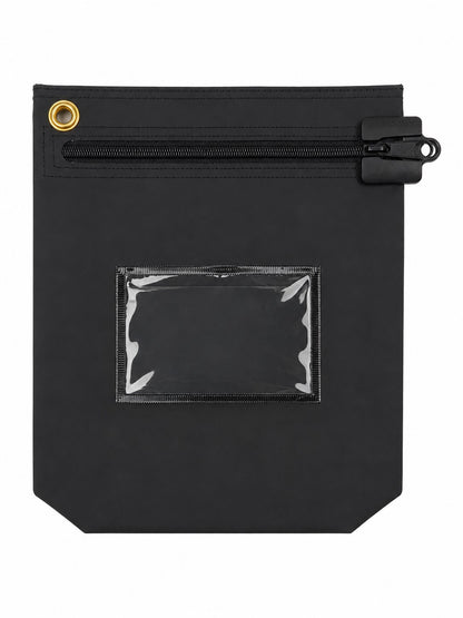 Bagmasters Medium PVC Locking Cash Deposit Bag, Water-Resistant Money Bag with Sewlock & ID Window - BagMasters Australia