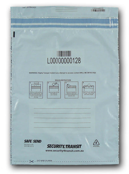 Tamper Evident Bag - Opaque - Multiple sizes (Packs of 50 - 100 bags)