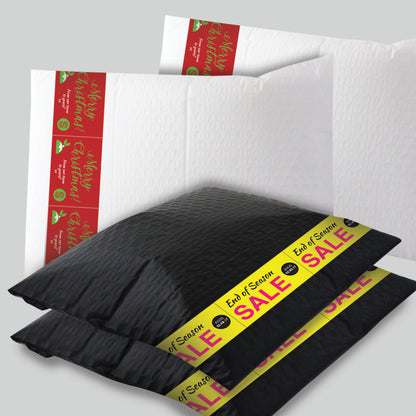 Padded Mailer with Banner (White - end opening) Price per carton - BagMasters Australia