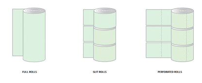 Recovery Bubble in rolls – 15% recycled