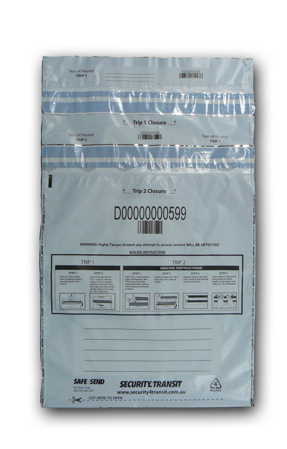 Tamper Evident Bag - Double use - BagMasters Australia