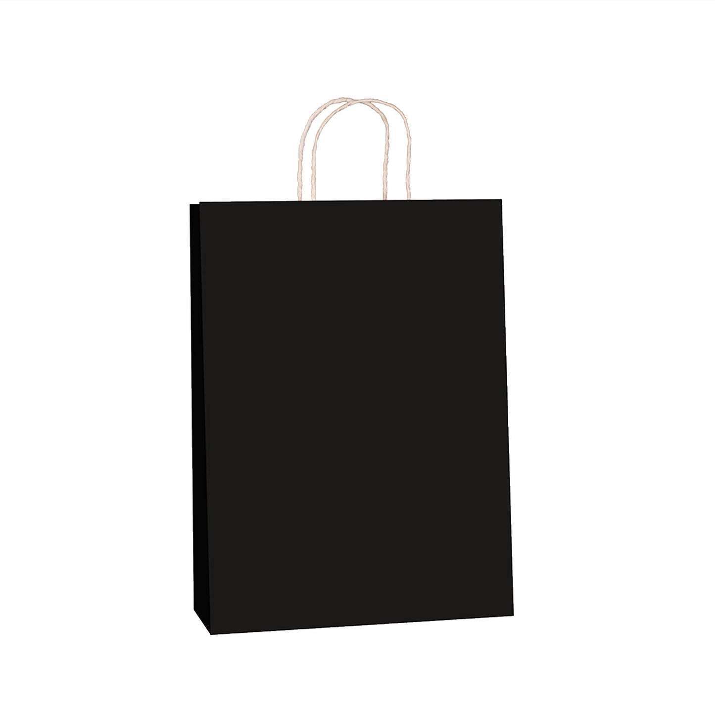 Black Kraft w/twist handle  (price per 250) - BagMasters Australia