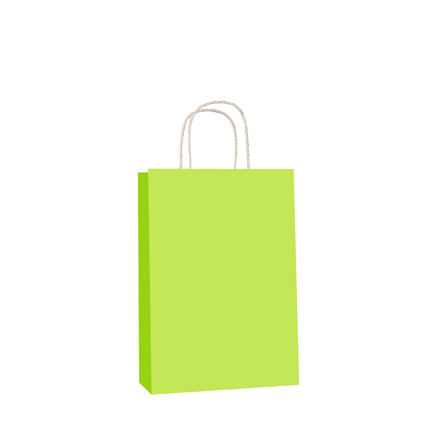 Green Kraft w/twist handle  (price per 250) - BagMasters Australia