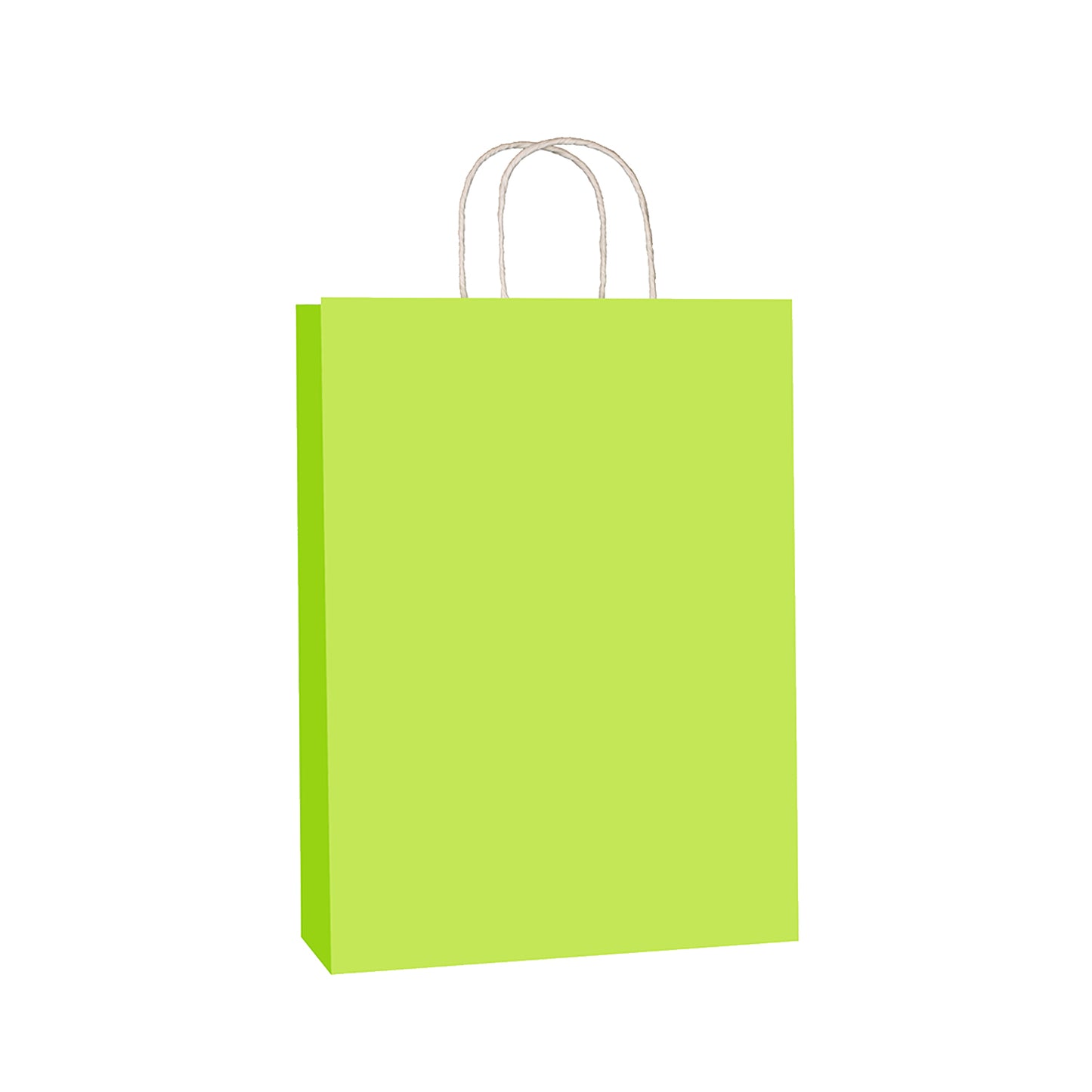 Green Kraft w/twist handle  (price per 250) - BagMasters Australia