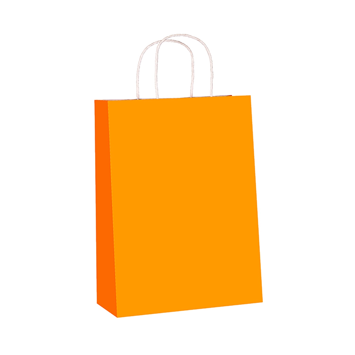 Orange Kraft w/twist handle  (price per 250) - BagMasters Australia