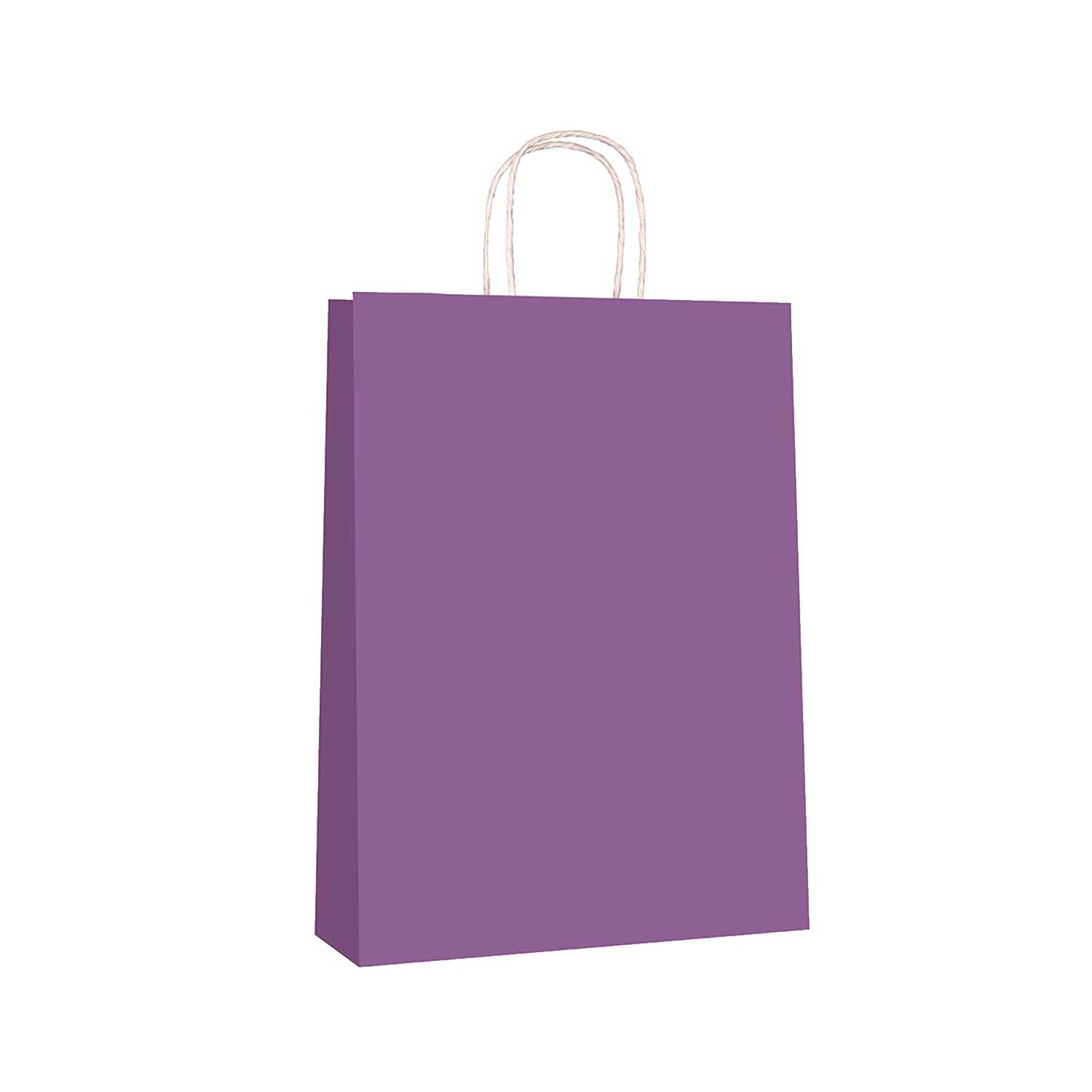 Purple Kraft w/twist handle  (price per 250) - BagMasters Australia