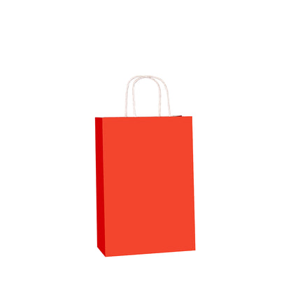 Red Kraft w/twist handle  (price per 250) - BagMasters Australia